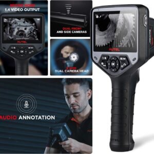 The MaxiVideo MV480, the next generation of digital videoscope, is ideal for inspecting difficult-to-reach areas with its semi-rigid flexible cable and 10-level adjustable LED light.