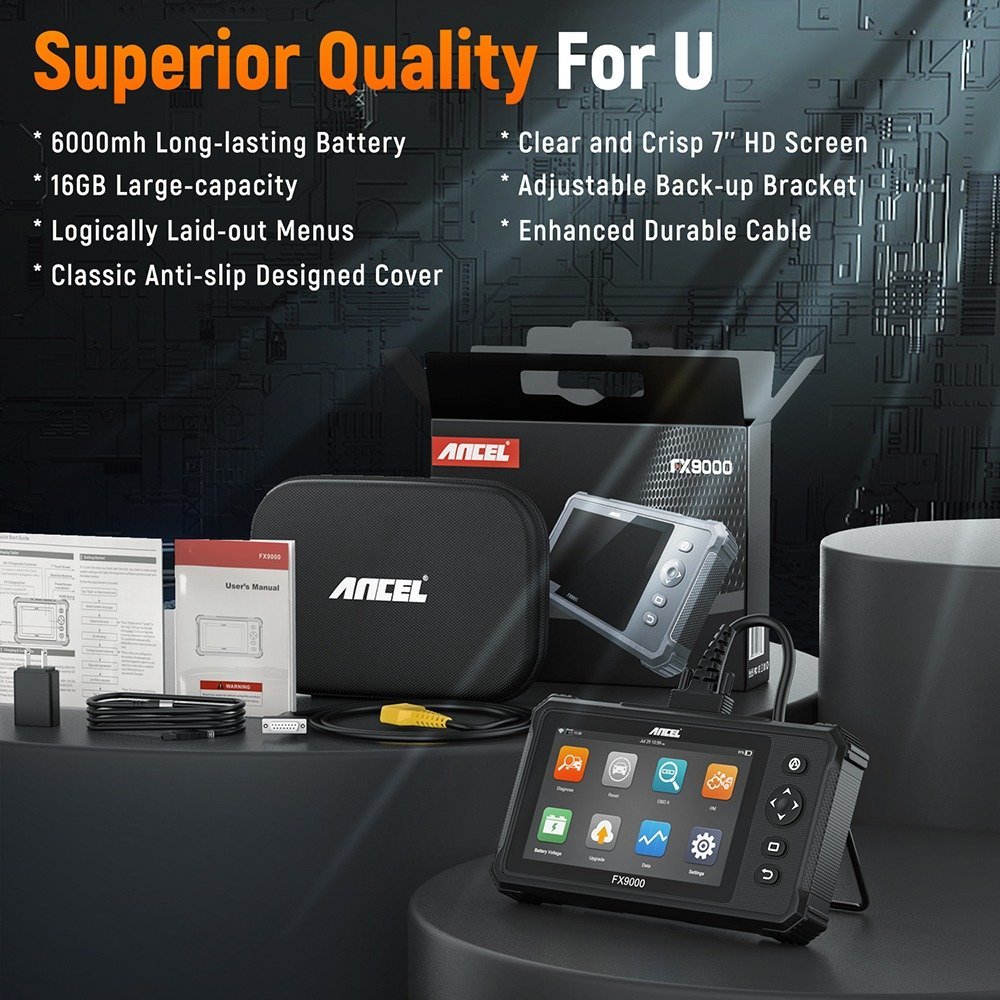 Ancel FX9000 – Newest Automotive Full OBD2 Diagnostic Scanner Tool - Image 6