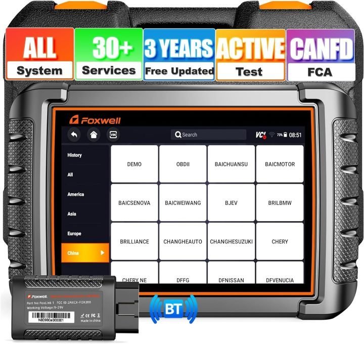 FOXWELL NT809 BT Bidirectional Scanner Tool
