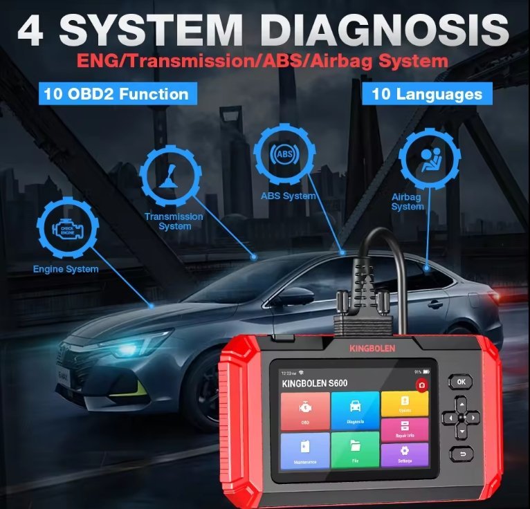 2024 Kingbolen S600 OBD2 Car Diagnostic