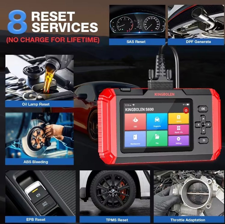 2024 Kingbolen S600 OBD2 Car Diagnostic - Image 4