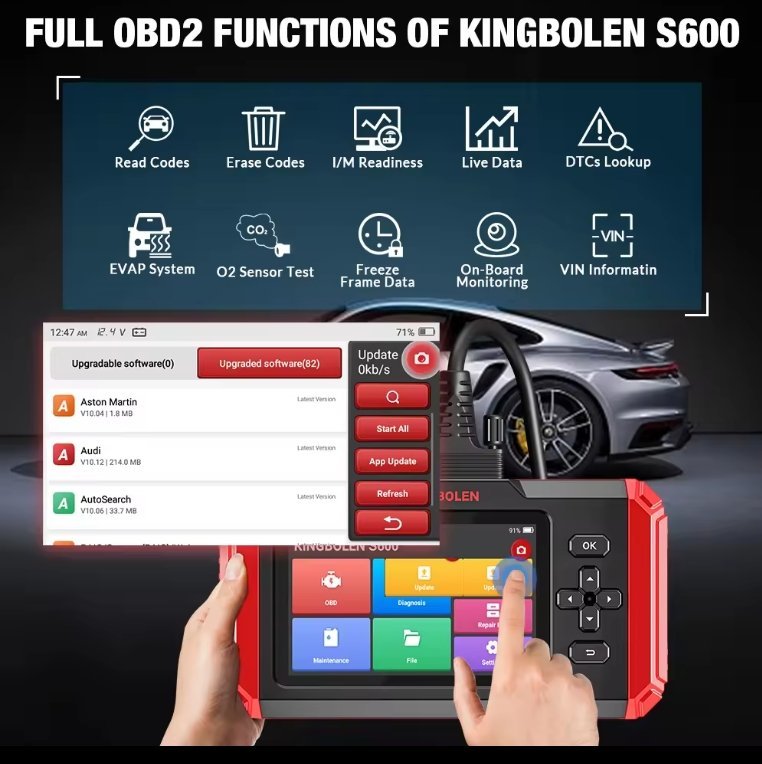 2024 Kingbolen S600 OBD2 Car Diagnostic - Image 6