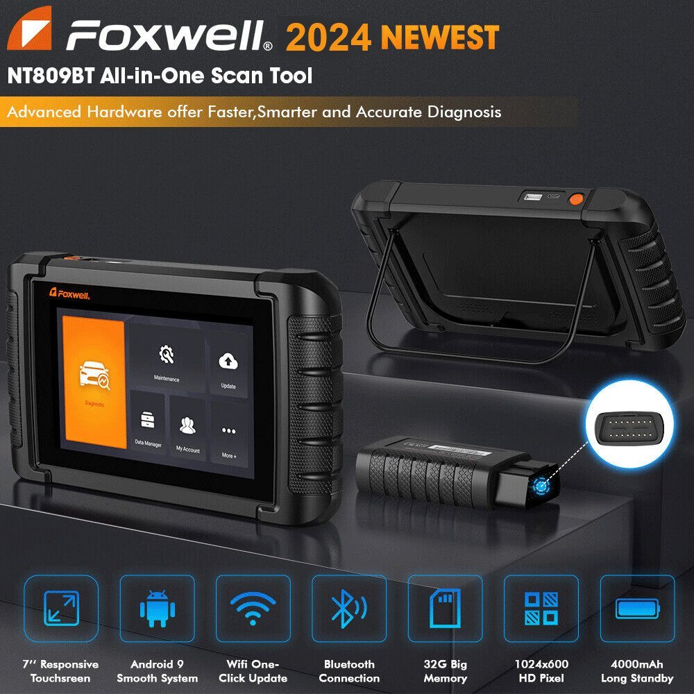 FOXWELL NT809 BT Bidirectional Scanner Tool - Image 9